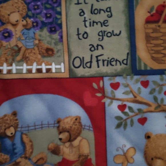 Teddy bear throw - Picture 5 of 5